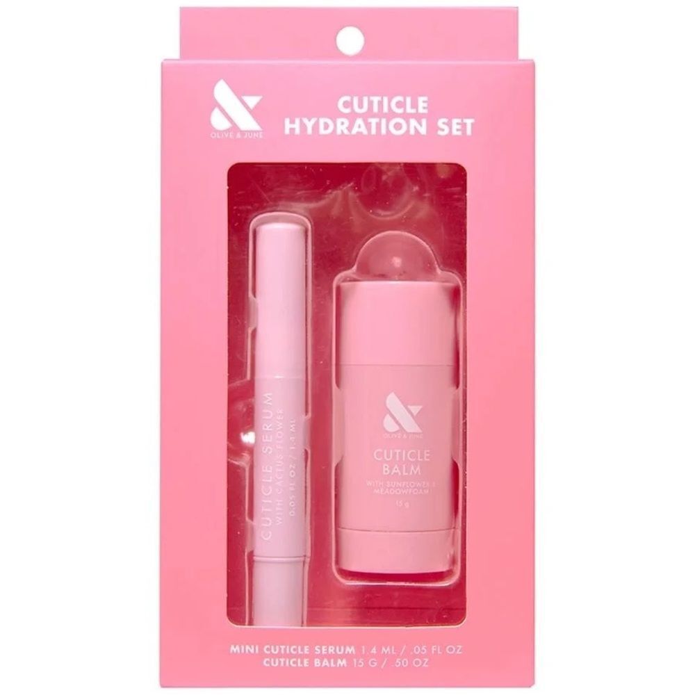 Olive & June Cuticle Hydration Set Serum Balm Kit